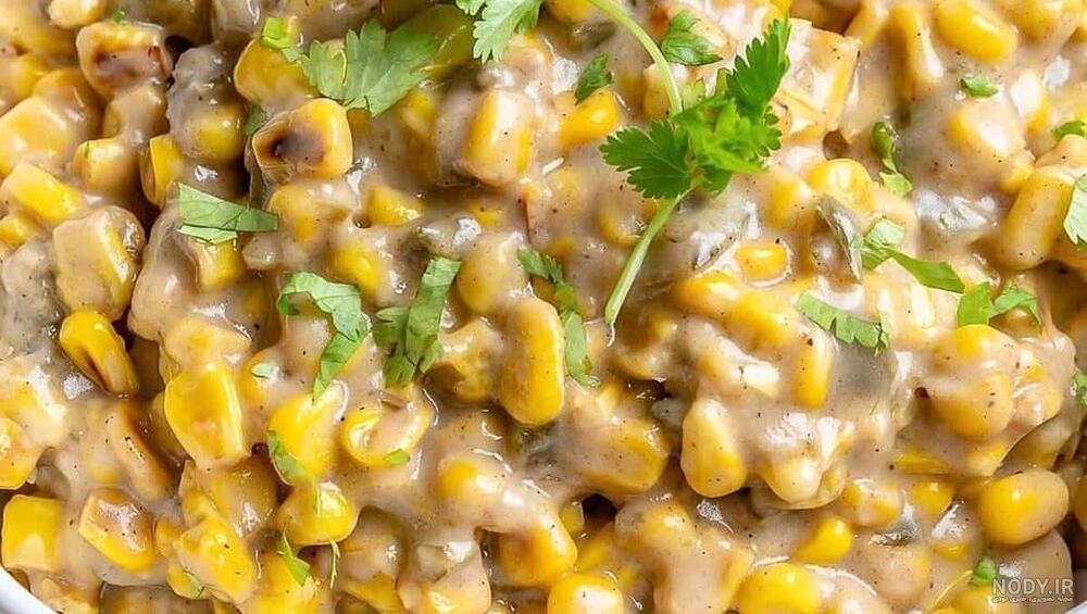 طرز تهیه ذرت مکزیکی با قارچ