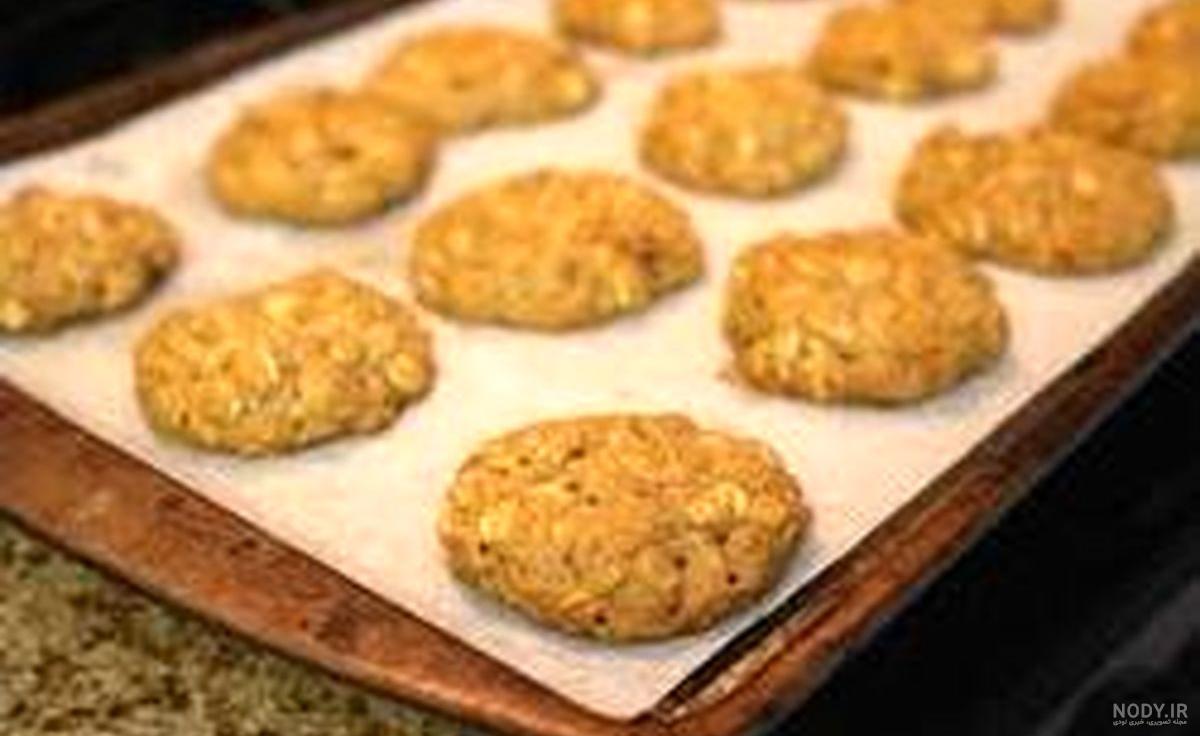 طرز تهیه کوکی جو پرک بدون فر طرز تهیه کوکی جو پرک بدون فر