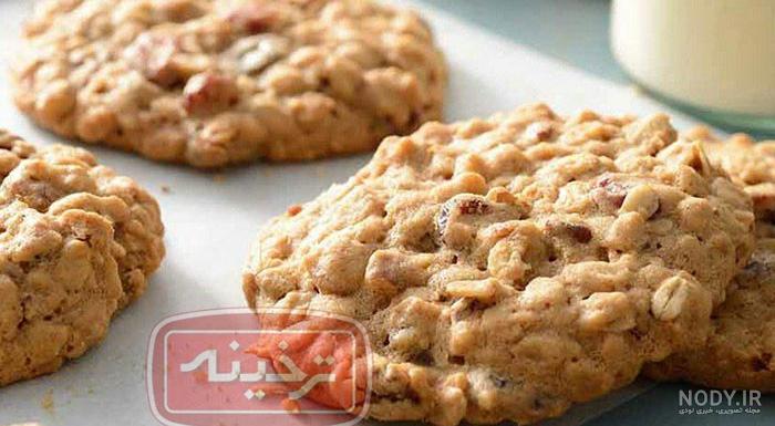 طرز تهیه کوکی جو پرک رژیمی طرز تهیه کوکی جو پرک رژیمی