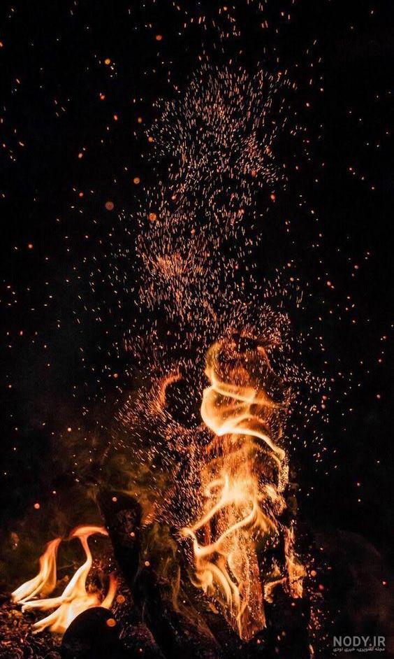 عکس آتش واقعی عکس آتش واقعی
