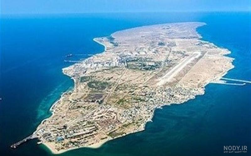 عکس جزیره کیش از بالا عکس جزیره کیش از بالا