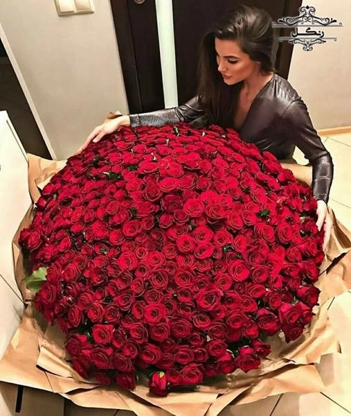 عکس دسته گل خیلی بزرگ