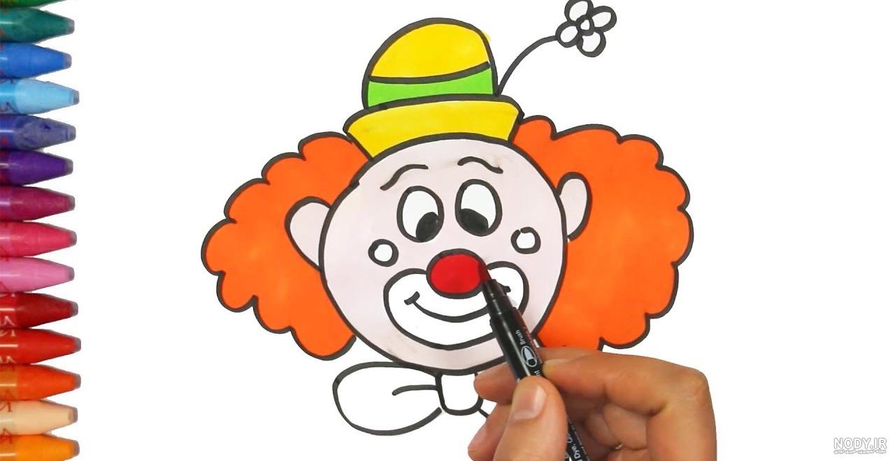 عکس دلقک نقاشی