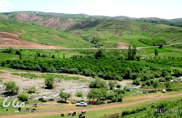 عکس روستای میانه