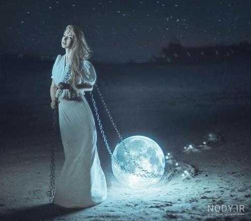 عکس ماه در شب برای پروفایل عکس ماه در شب برای پروفایل