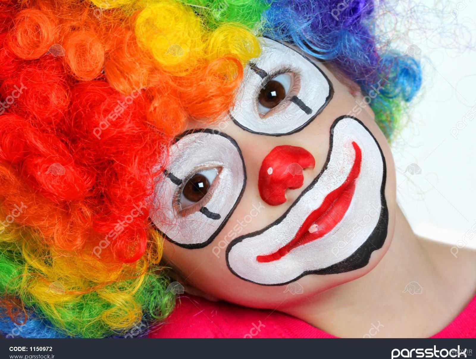 عکس نقاشی صورت دلقک