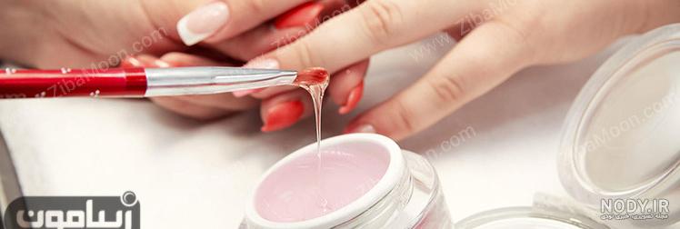 عکس کاشت ناخن با ژل عکس کاشت ناخن با ژل