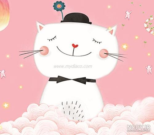 عکس گربه فانتزی صورتی عکس گربه فانتزی صورتی