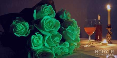 عکس گل رز زرد عاشقانه