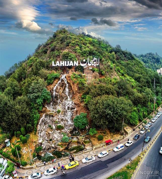 نقشه لاهیجان و روستاهای اطراف