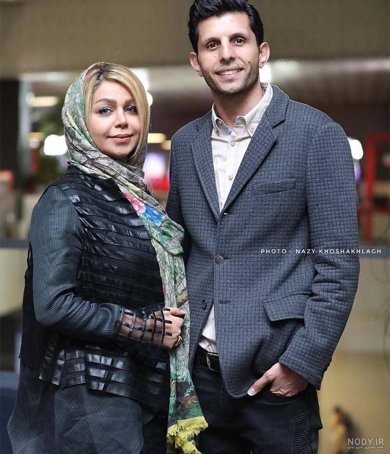 عکس وحید طالب لو وهمسرش