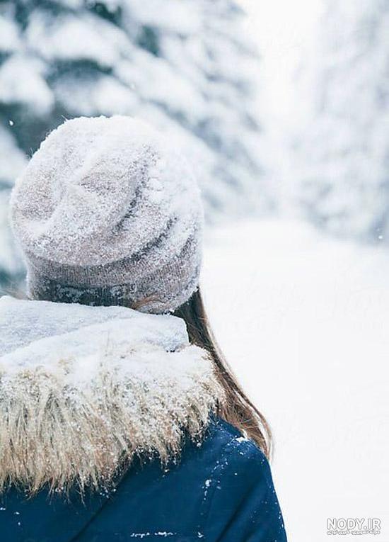 پروفایل زمستانی غمگین