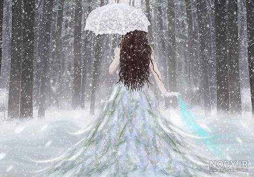  پروفایل زمستانی غمگین