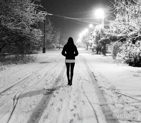  پروفایل زمستانی غمگین