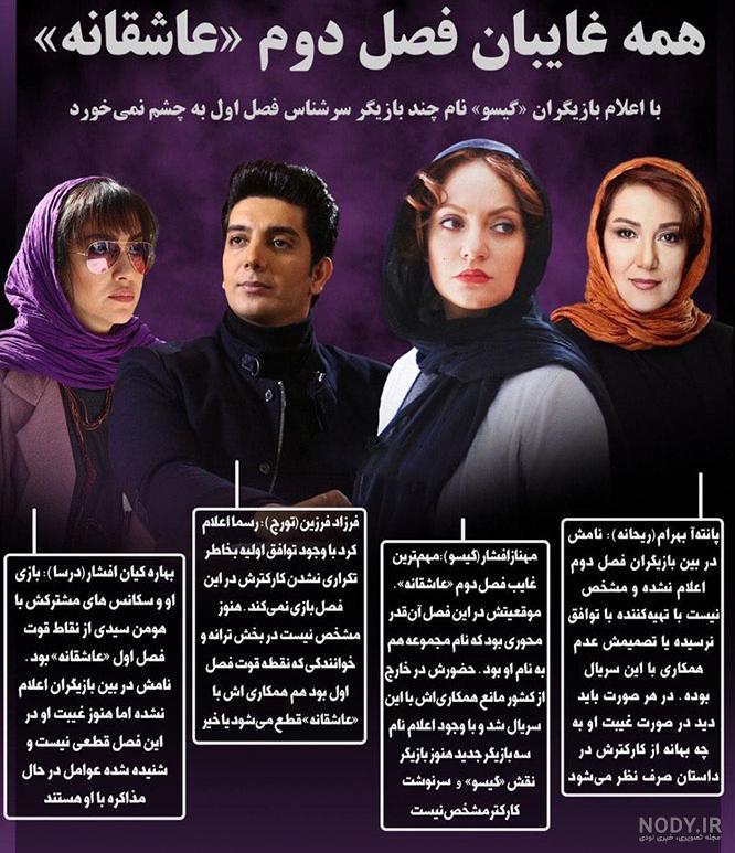 بازیگر مرد سریال دل در جدول بازیگر مرد سریال دل در جدول