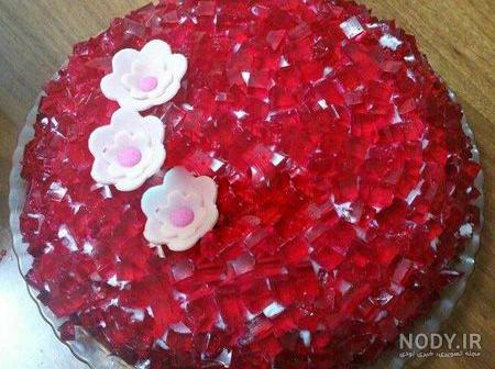 روکش ژله ای کیک آپارات