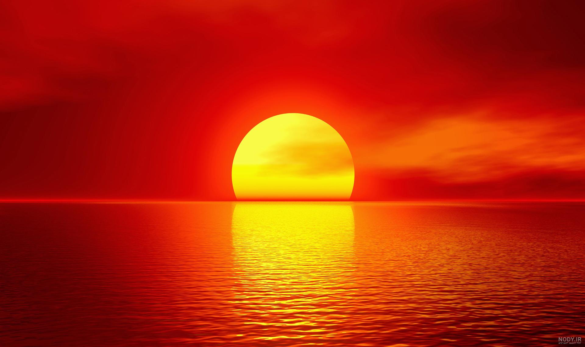 زیباترین طلوع خورشید در زمین