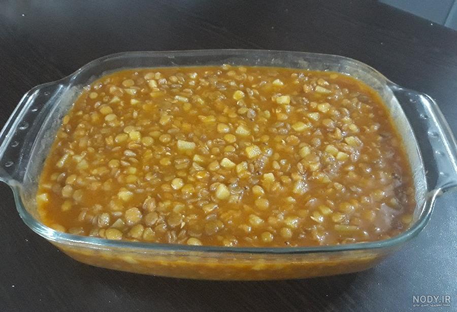 طرز تهیه عدسی با رب طرز تهیه عدسی با رب