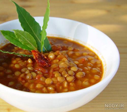 طرز تهیه عدسی بدون رب طرز تهیه عدسی بدون رب