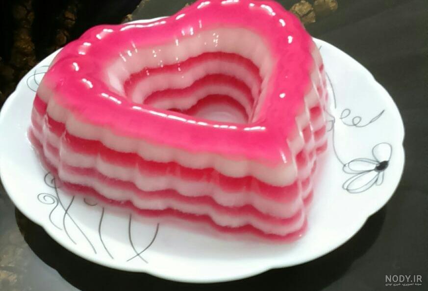 طرز تهیه ژله بستنی صورتی طرز تهیه ژله بستنی صورتی