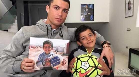 عکس بچگی رونالدو