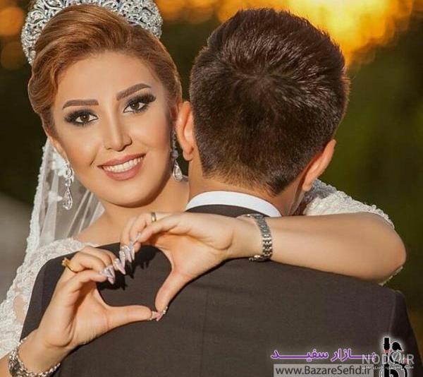 عکس دست عروس و داماد با حلقه