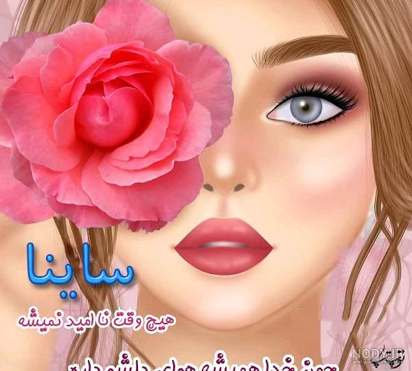 عکس گل ساینا