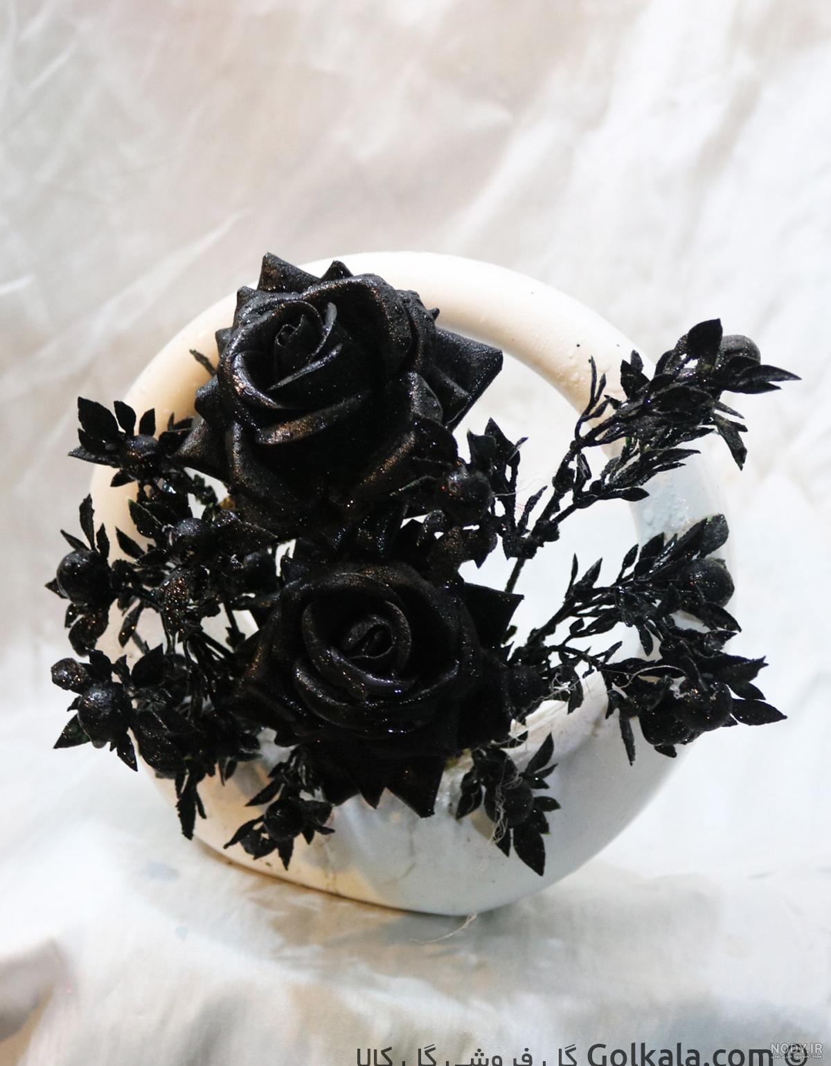 غمگین عکس گل رز مشکی برای پروفایل