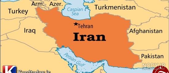 نقشه مرزی ایران و عراق