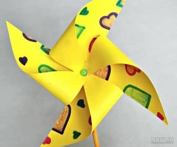 کاردستی با کاغذ رنگی دخترانه