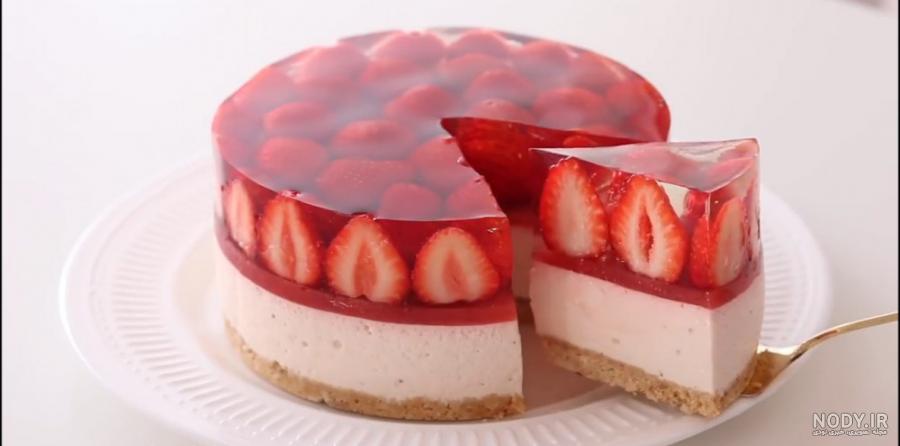 کیک ژله ای اسان