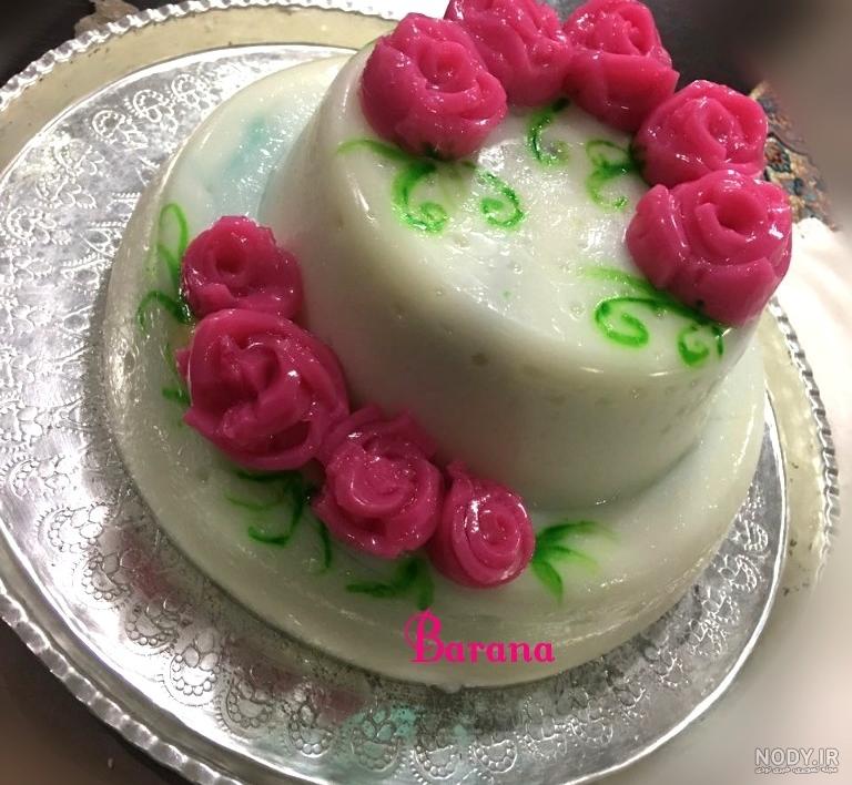 کیک ژله ای بدون فر
