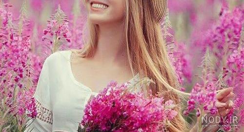 عکس دختر در طبیعت واقعی