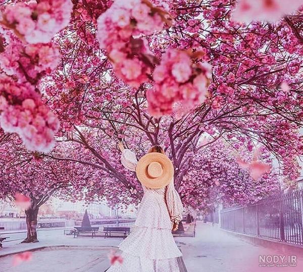 عکس خفن عکس دختر در طبیعت بهاری