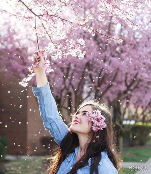 عکس خفن عکس دختر در طبیعت بهاری