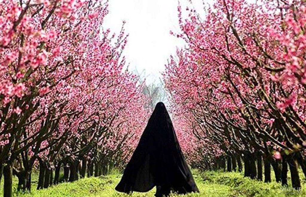 عکس دختر در طبیعت واقعی