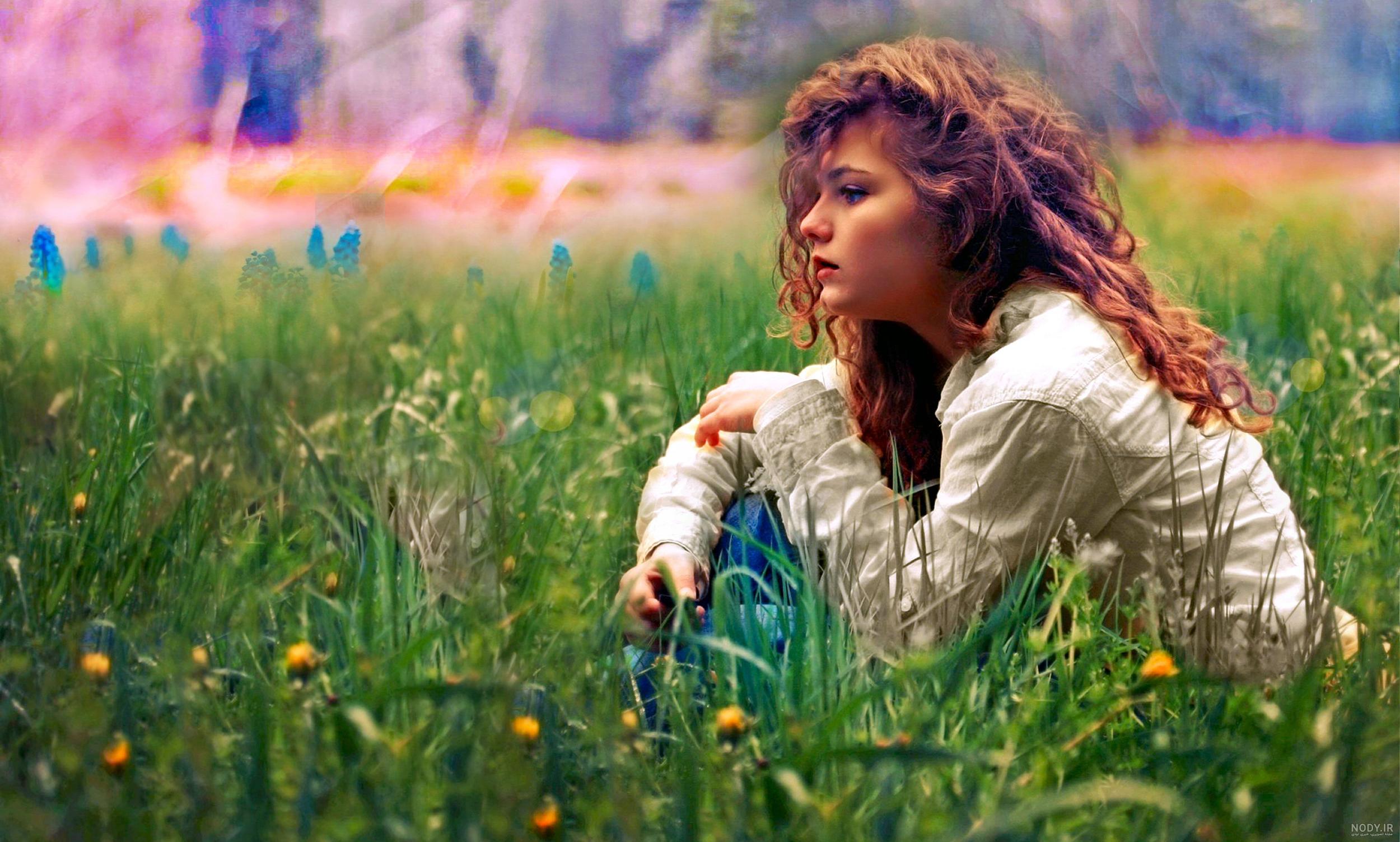 عکس خفن عکس دختر در طبیعت بهاری