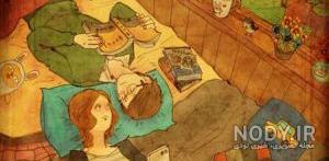 عکس عاشقانه کارتونی فانتزی