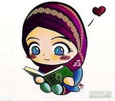 عکس فانتزی دختر با حجاب برای پروفایل