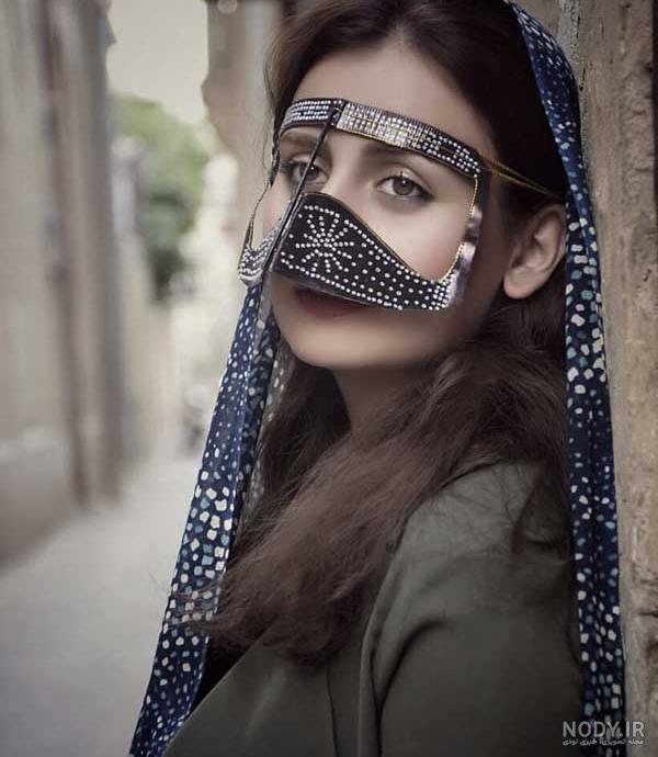 عکس پروفایل دختر نقاب دار