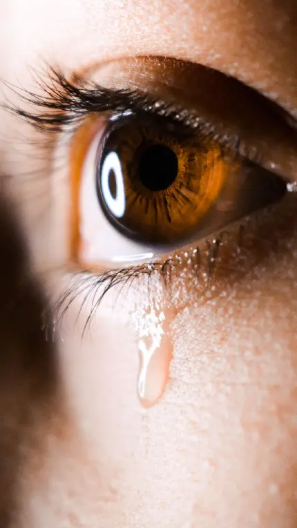 عکس چشم گریون طبیعی