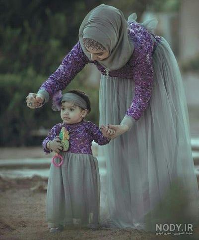عکس مادر دختری لاکچری