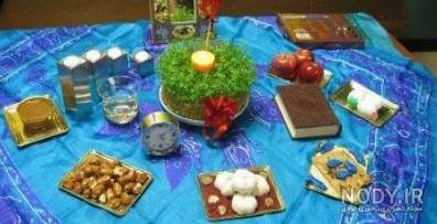 تزیین سفره عید ساده تزیین سفره عید ساده