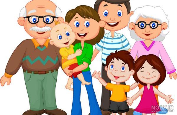 عکس خانواده کارتونی با حجاب عکس خانواده کارتونی با حجاب