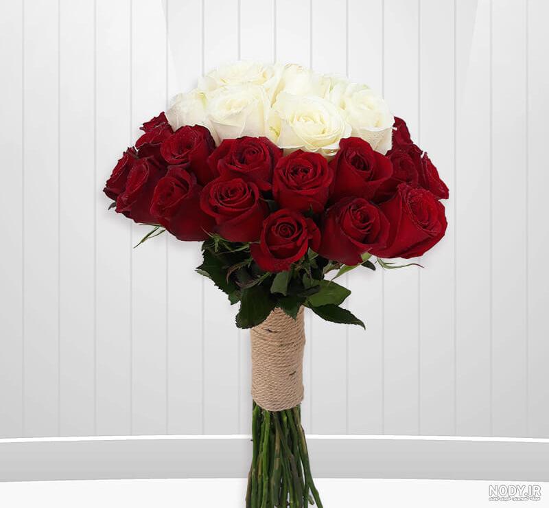 عکس دسته گل رز زیبا