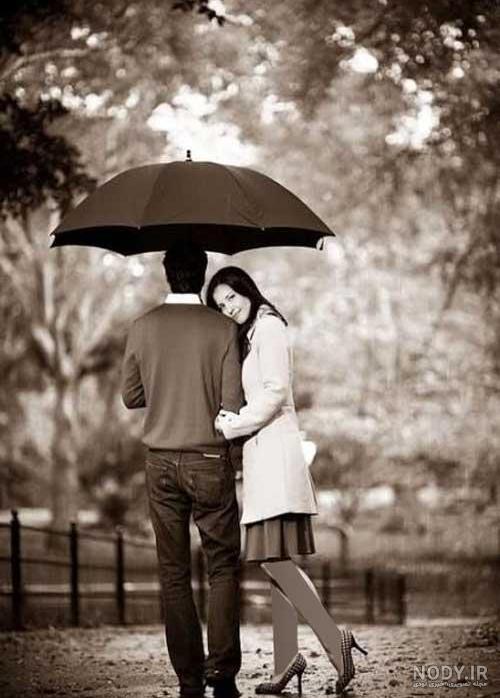 عکس دونفره زیر چتر عکس دونفره زیر چتر
