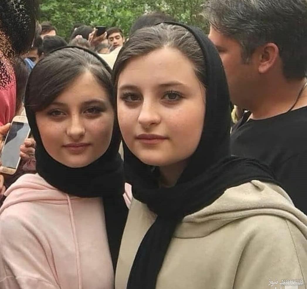 عکس سارا و نیکا با مادر عکس سارا و نیکا با مادر