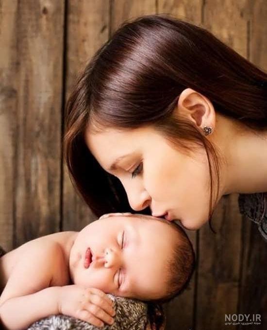 عکس مادر و فرزند نقاشی