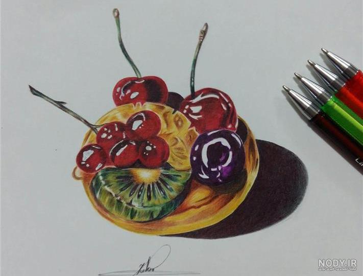 نقاشی ظرف ساده