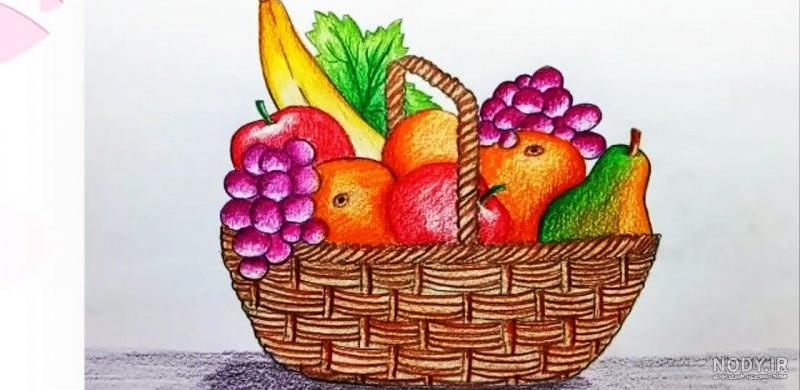 نقاشی میوه انار